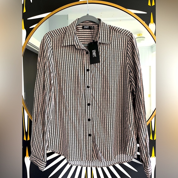 NWT Straight to Hell Stardust button down - Picture 2 of 5